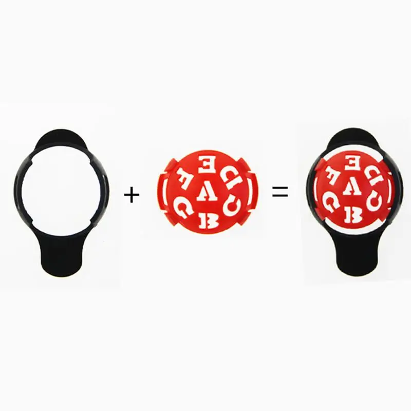 6Pcs/Set Golf Ball Line Liner Marker Template Drawing Alignment Marks Sign Tool Durable And Reusable Golf Scriber Accessories