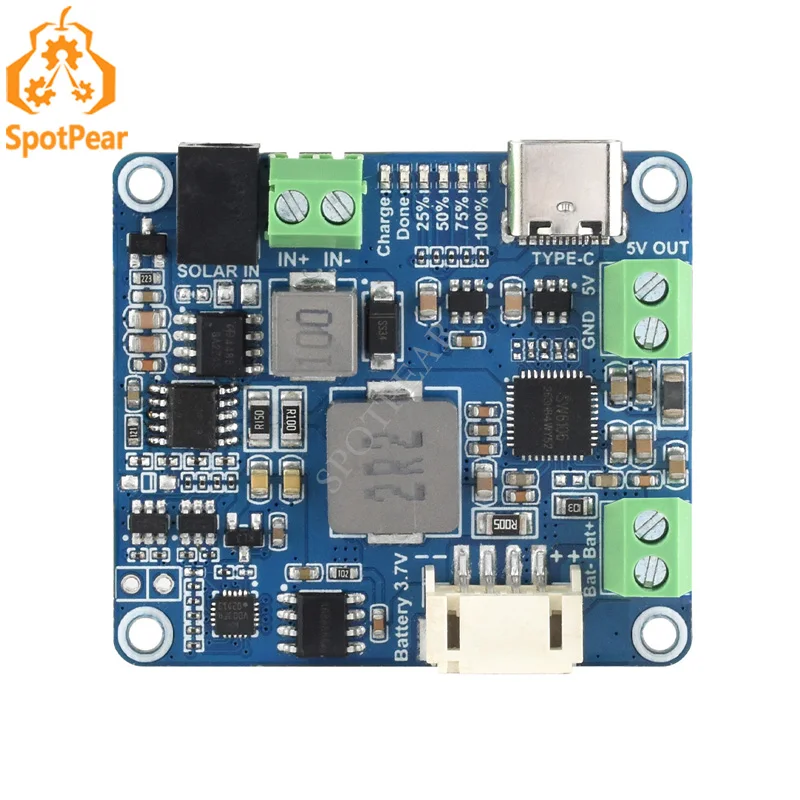 Raspberry pi Módulo Gestor de Energia Solar d 624v Painel Solar para Arduino Jetson Li-bateria de Carregamento 5v Saída 3a