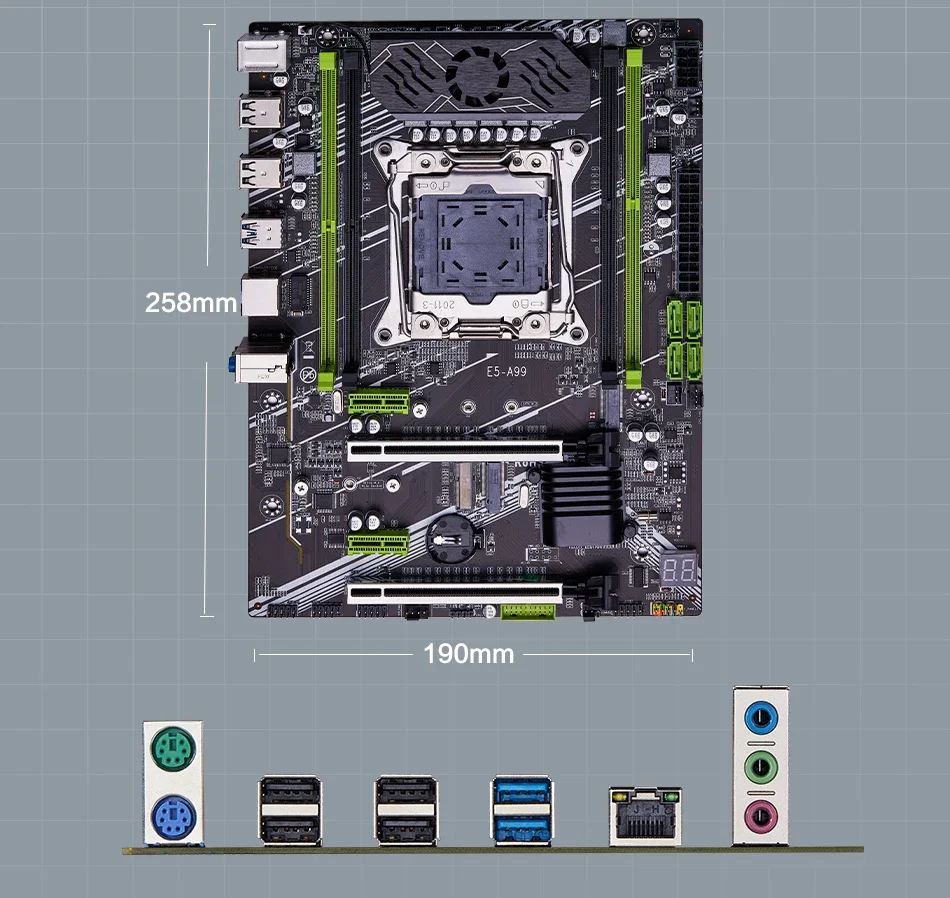 X99 E5 A99 Motherboard Set Processor LGA 2011-3 With E5