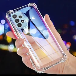 Crystal Clear Shockproof TPU Phone Case with Enhanced Protection - Galaxy A52 (Transparent)