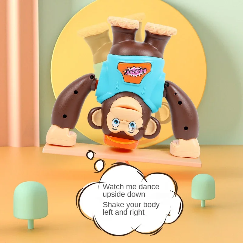 Interactive Electric Dancing Gorilla with Sound and Light Swinging Cartoon Monkey Toy that Moves to Music Performs Dance Moves 4