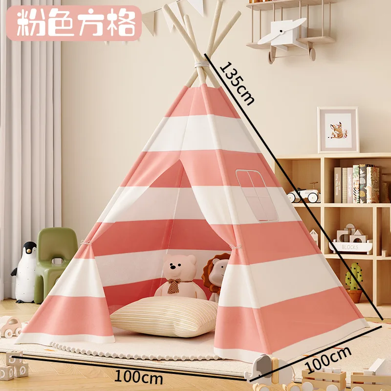 Teepee Tent for Kids Indoor Household Portable Folding