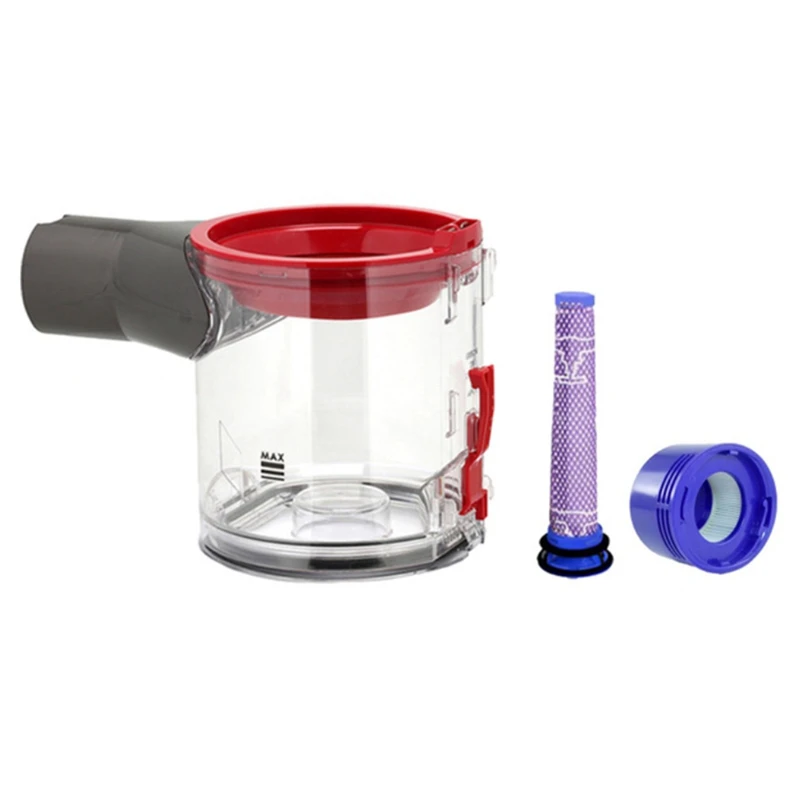 

Ручной пылесос SANQ для Dyson V7 V8, пылесос, бытовые запасные части, пылесборник + задний фильтр + предварительный фильтр