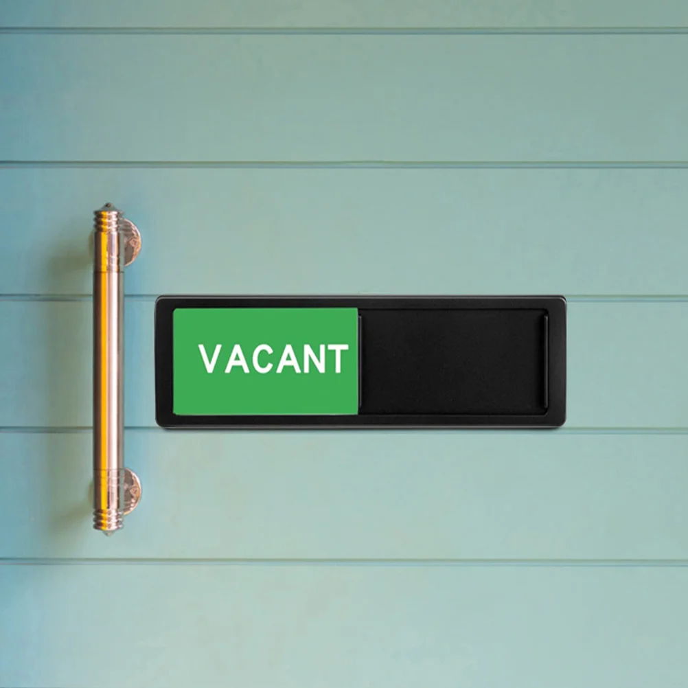 

Slide Door Indicator Privacy Sign Vacant Occupied Sign For Office Conference Room Restroom Signboard