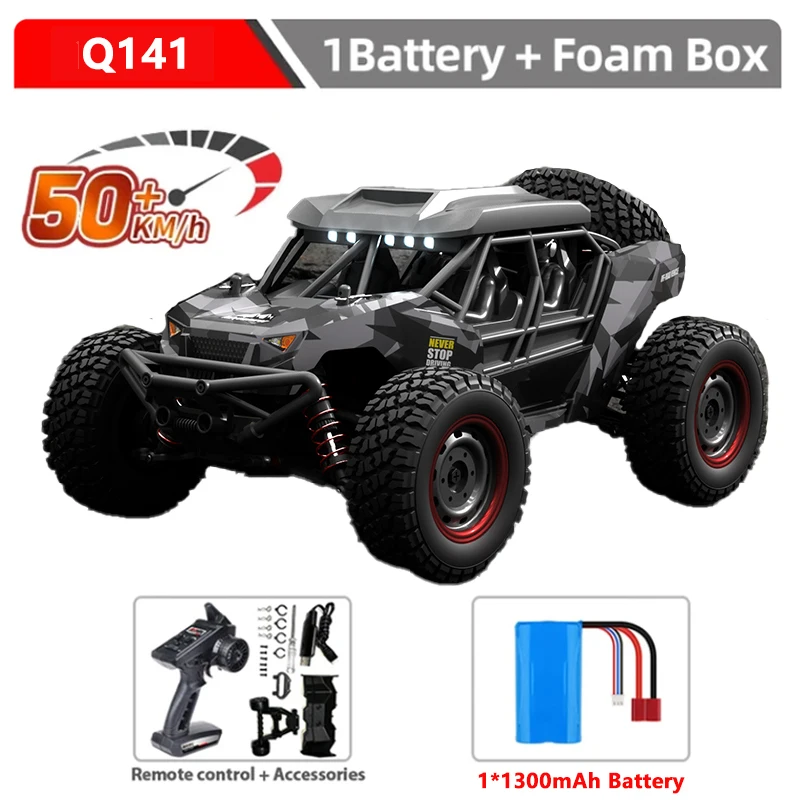 オバレクカイゼセット JJRC Q141 RC Car 70km/h Or 50km/h 1/16 4WD Waterproof Off
