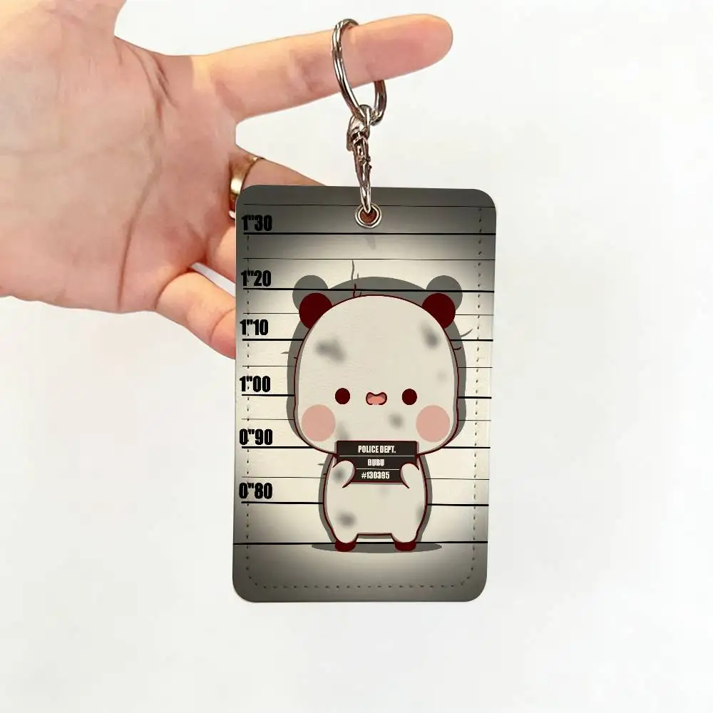 Charming Bubu Card Holder with Keychain - Protective Case