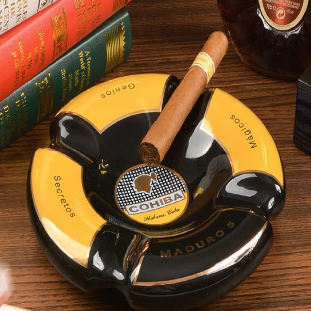 Zigarren-Aschenbecher Große Aschenbecher für 8 Runde Zigaretten