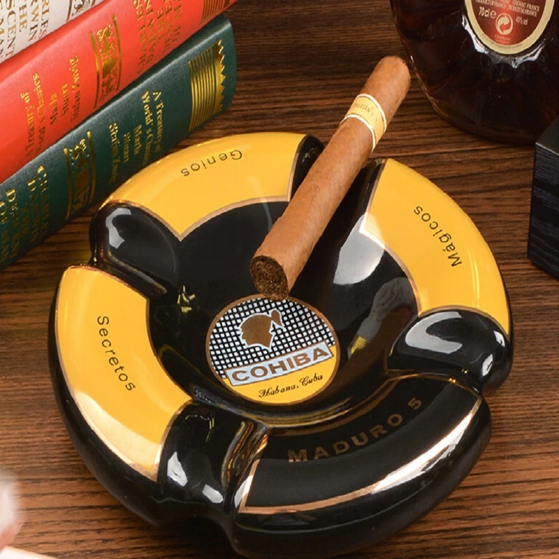 Cigars Cigars Smoking Ceramic Cigar Ashtray Cigar Ashtray Large Cigars Accessories