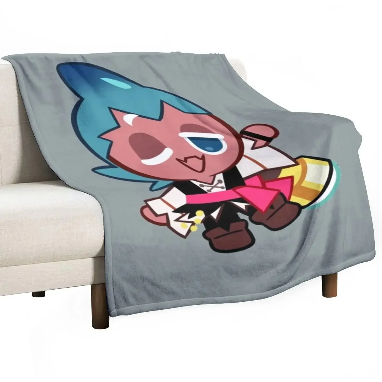 

Sorbet Shark Cookie! Cookie Run Kingdom Throw Blanket Decorative Sofas Weighted Blankets