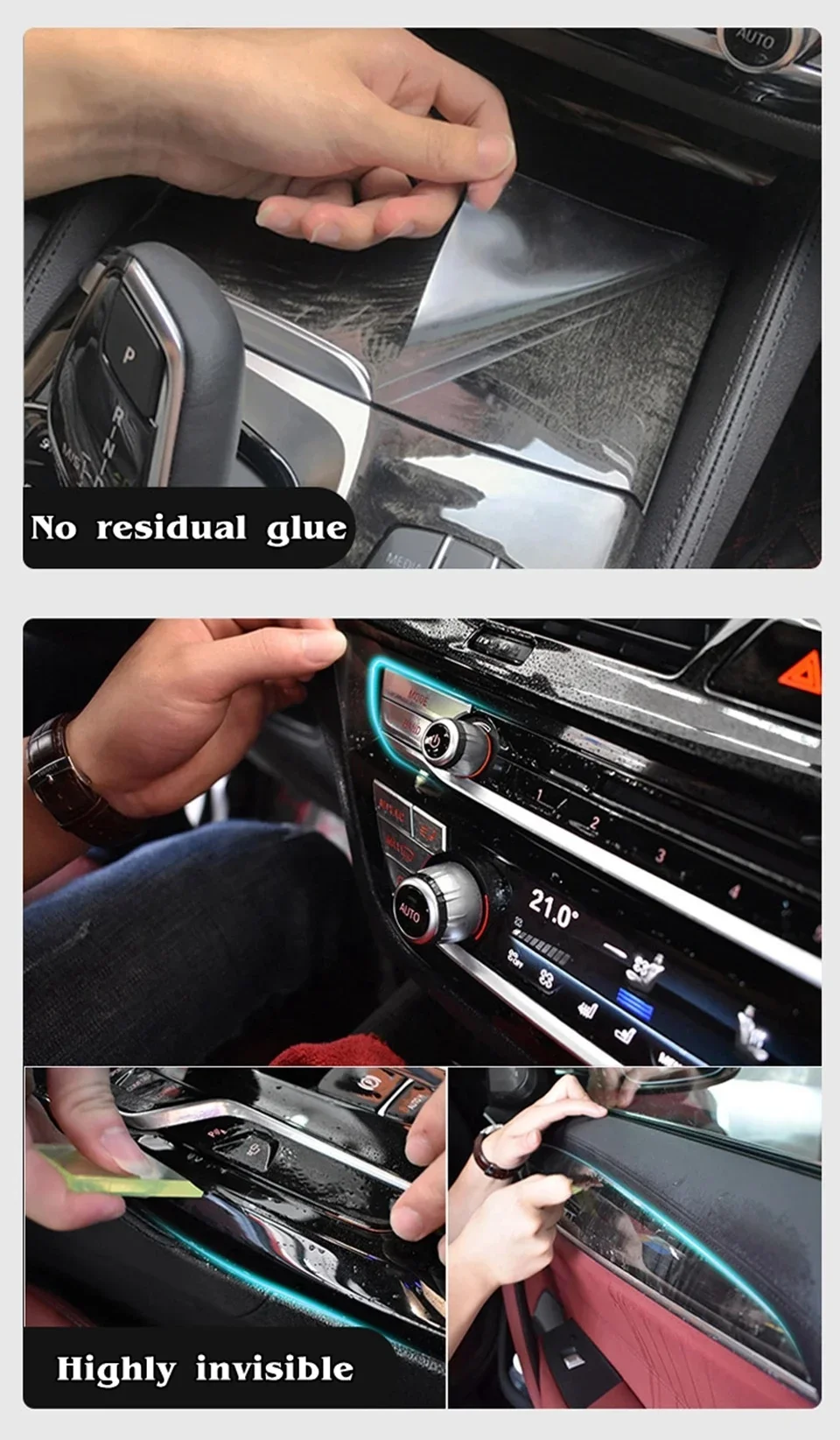 Für Toyota Corolla 2019-2025 Auto Innen Film Center Konsole Navigation Bildschirm Getriebe Transparente TPU Schutz Film – Detail 3