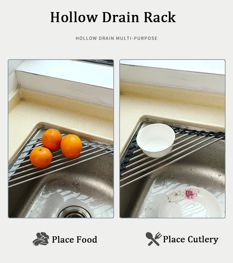 Triangle Sink Drain Dish Drying Rack – smarthome999