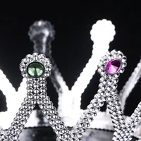 Halloween Party Queen Crown Plastic King Crown Royal Medieval Crown Exquisite Charming Crown Theater Banquet Prop Birthd 2