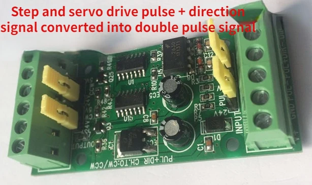 

Импульс + направление сигнала на двойной импульсный шаговый сервопривод PLC5V24V сигнальный Промышленный контроль