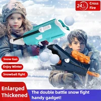 Snowball Launcher Gun Toy Kid Clamp Snow Ball Grasping Clamps Tool Cartoon Toy Winter Outdoor Interaction Game Sports 1