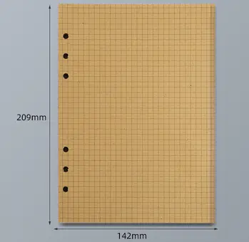 45 Sheets A5 A6 A7 Loose Leaf Notebook Refill Spiral Binder Inner Page Line Blank craft  Grid Inside Paper Stationery - Image 15