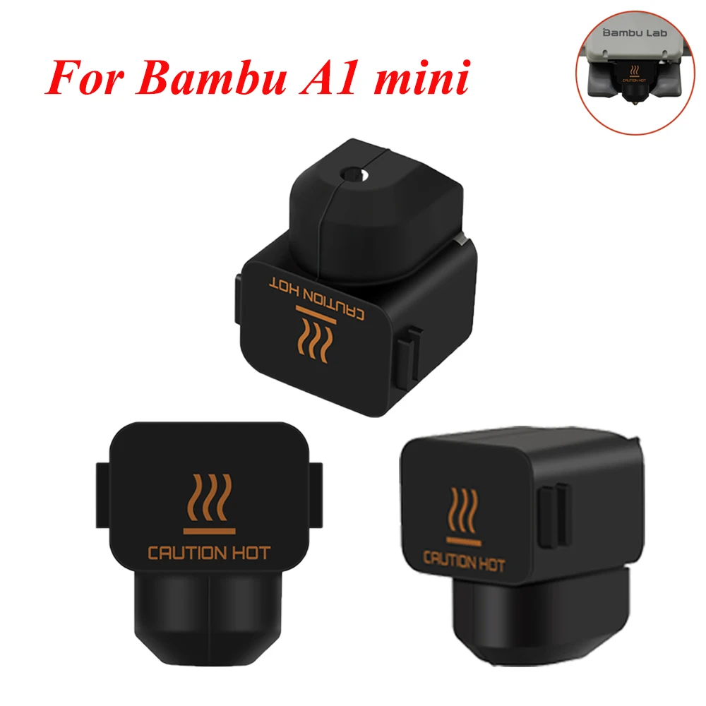 1/3/5 pcs Silicone Socks For Bambu A1 mini Heating Block Kit For Bambulab A1 mini Hotend Heat Insulation Case Cover