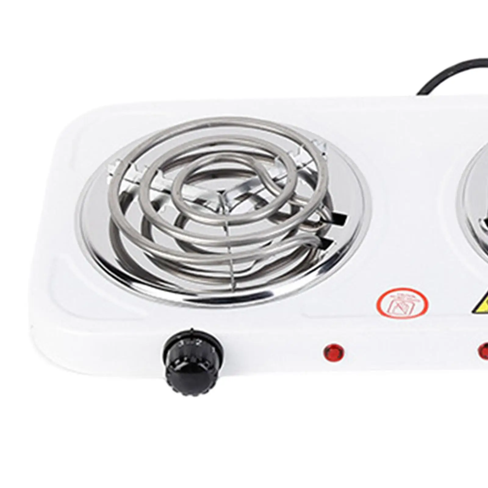 Electric Stove Countertop Electric Coil Burner 2000W Adjustable Temperature