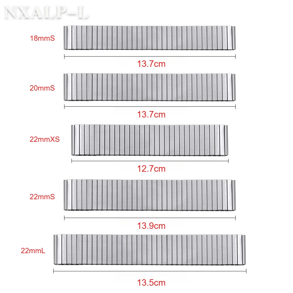 Enhanced Stainless Steel Elastic Stretch Watch Band - Quick Release Metal Expansion Wristband
