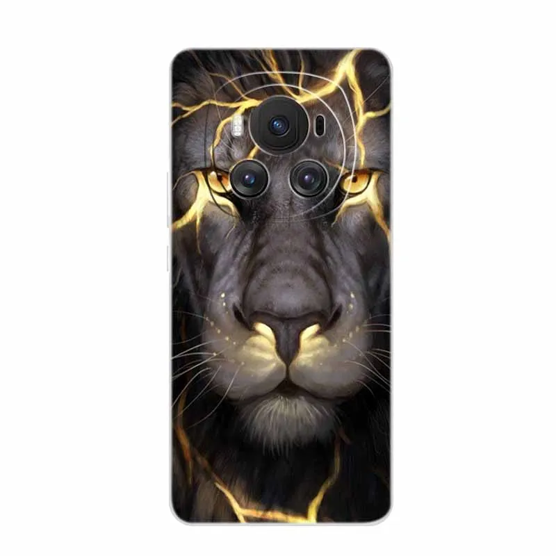 Fashionable Clear Animal Design Silicone Phone Case - Soft TPU Back Cover