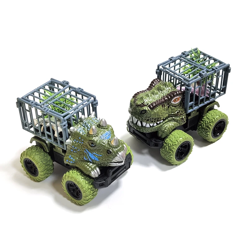 T‑Rex Inerti Dinosaur Lastbil med Dino Figur – Inertial Monster Truck Legetøj til Småbørn