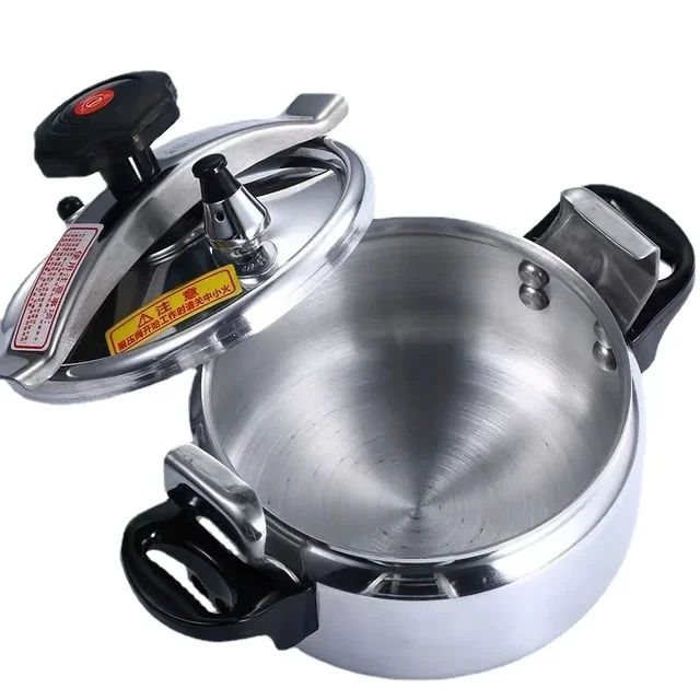 Explosion-proof Pressure Cooker, Large Capacity for Gas Stove and Induction Cooker with Open Flame Safety 2