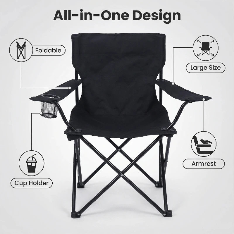  slider image of JSFUN Fishing Chair Outdoor