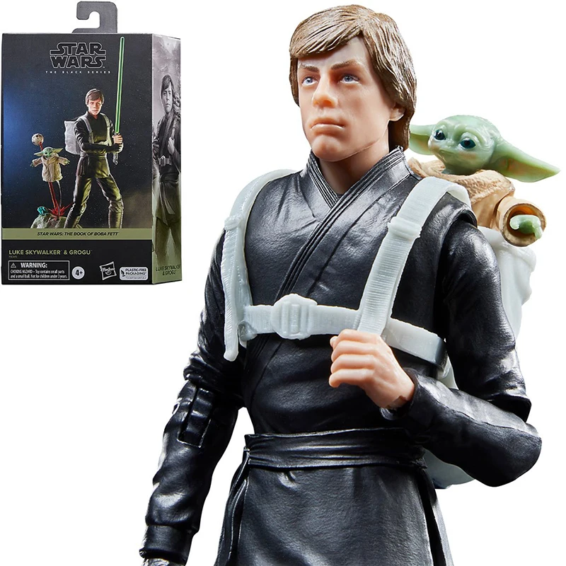 Y Original Star Wars The Black Series Luke Skywalker & Grogu Collezione Da 6 Pollici Action Figures Toys