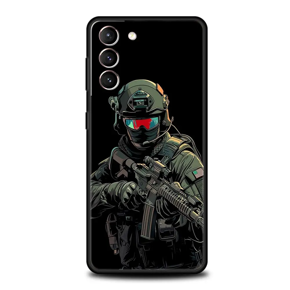 Military Army Special Forces Soft TPU Phone Case