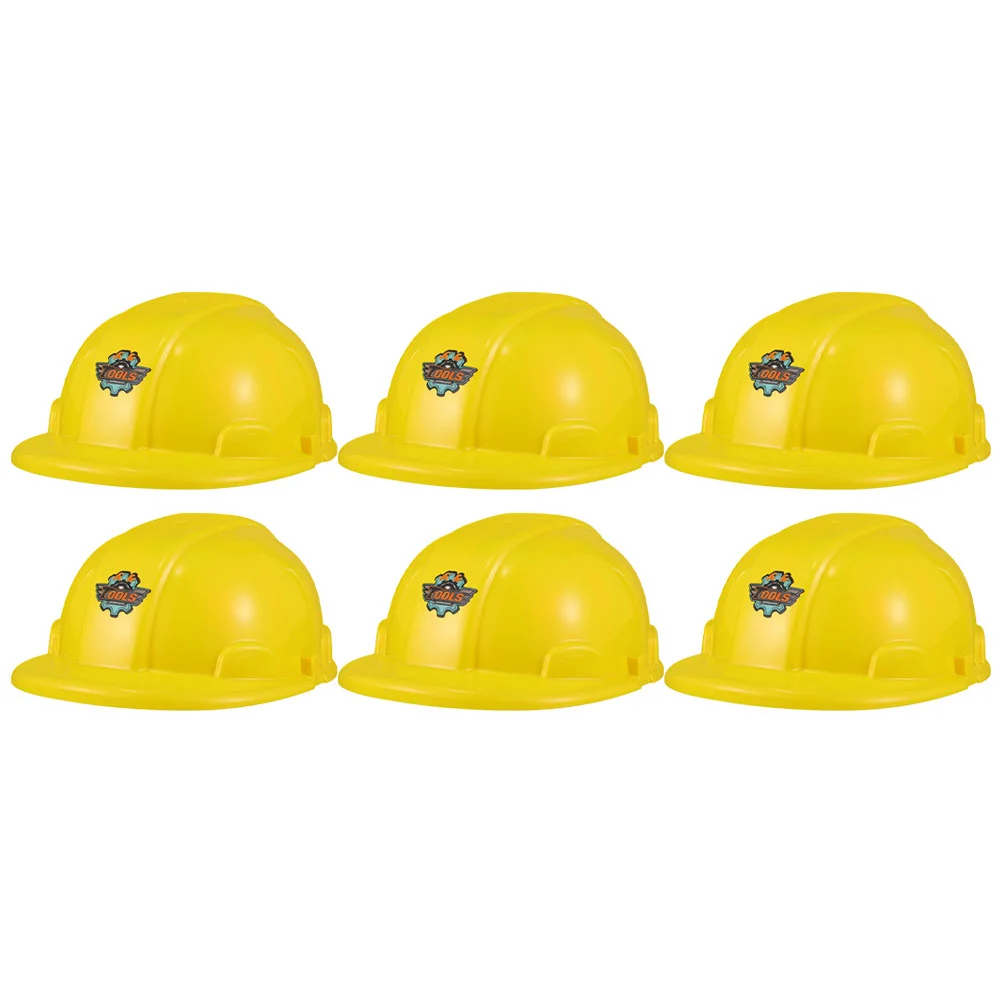 

Party Construction Hats Toy Construction Hard Hats Kids Worker Hard Hat Plastic Builder Hat Dress Up Construction Theme