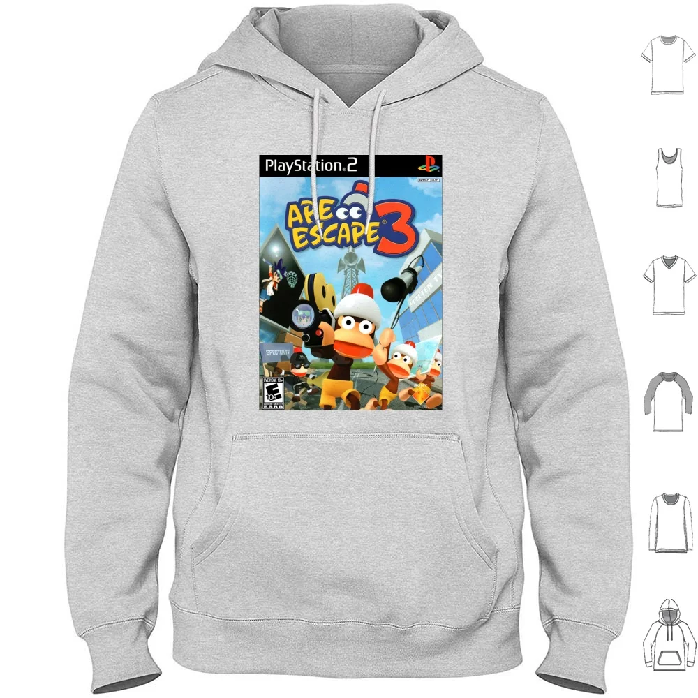 Ape escape 3-ps2 capa t camisa tamanho grande 100% algodão ape escape  vaporwave retro jogo de vídeo ps2 japão y2k 90s noventa 80s - AliExpress