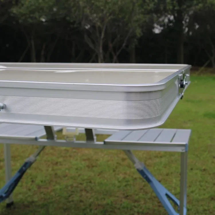 Wholesale white Outdoor restaurant Portable Plastic Camping picnic Dining folding Foldable Table and Chairs Furniture - Image 5