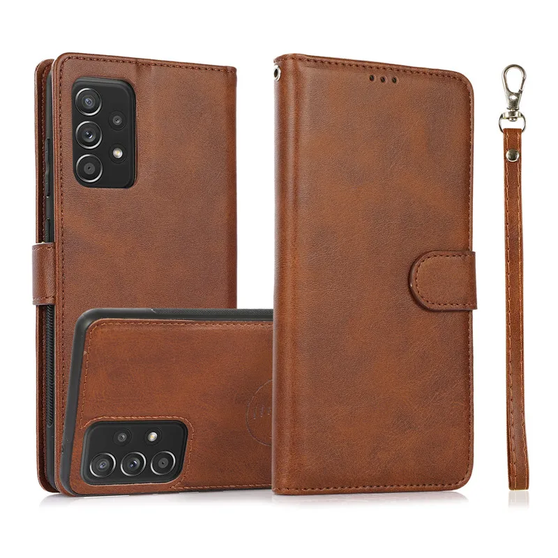 Elegant Magnetic Flip Leather Wallet Phone Case with Card Holder