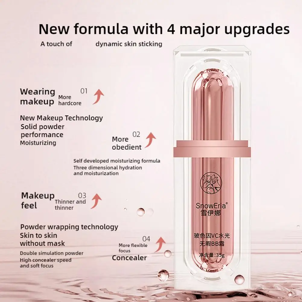 VC BB Cream Foundation Makeup Moist Waterproof Face Base Perfect Cover Korea Cosmetics Vitamin C Tone Up Cream 30g/35g/40ml 5