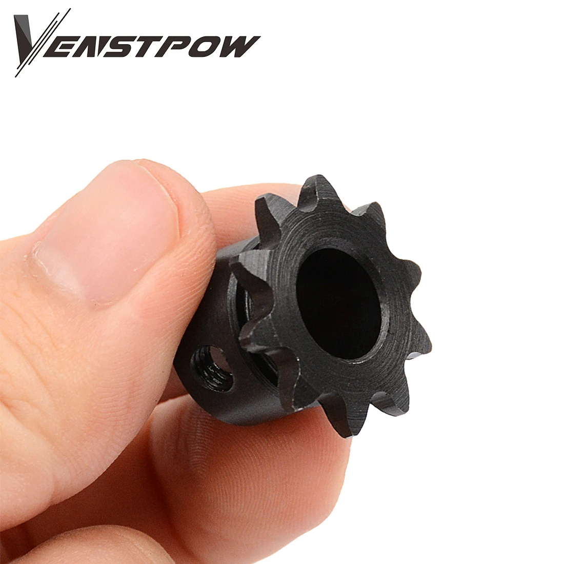1pc 04C Chain Gear 45# Steel 10 Teeth Industrial Sprocket Wheel With Top Wire Bore 5mm 6mm 8mm 10mm