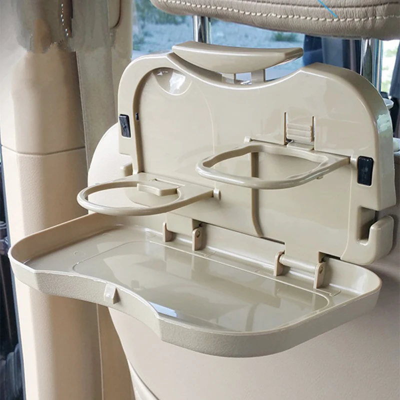 

Folding Universal Car Bracket For Food Tray Drink Holder Auto Back Rear Seat Table Tray Phone Holder Car Storage Box Accessories