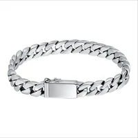 Bracelet en argent Sterling 100% S925, 8MM, Punk, bijoux en argent S925, ne se décolore jamais, certificat de transport, bijoux cadeaux pour hommes et femmes 5