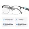 Smart Glasses Bluetooth Glasses Metal Frame Magnetic Charging Remote Photo Shooting Touch Sensor Control PC for Online Meeting 4