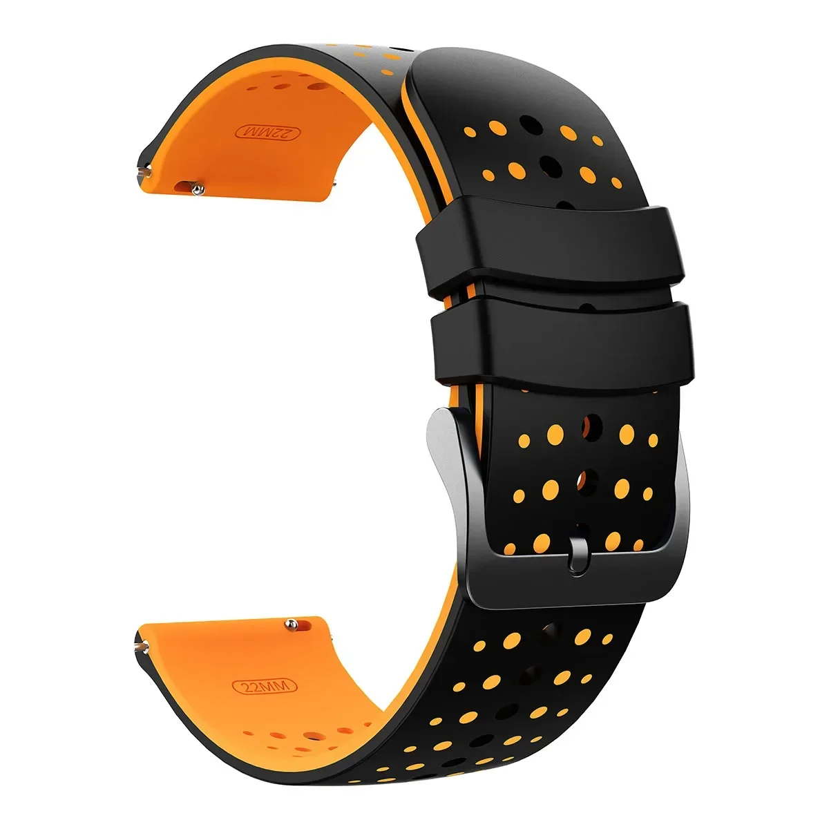 Silicone Sports Wristband Bracelet - 22mm Watch Strap Accessory