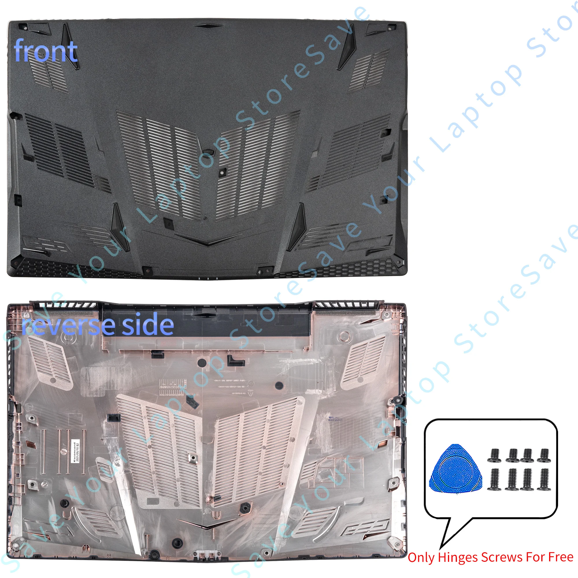 GL63 8SC/8RB/8RCS MS-16P7 MS-16P6 MS-16P5 LCD 뒷면 커버 베젤 대문자 바닥 교체 용 새 노트북 부품