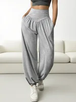 High Waist Women's Leggings Lantern Pants Cuffed Pants Comfortable And Breathable Dance Pant Gym Fitness Jeggings