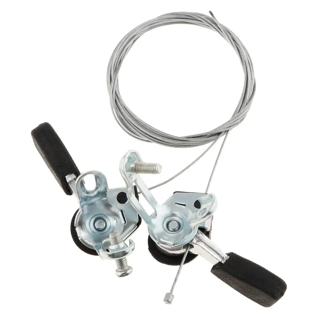 Bicycle Shift Lever-2 Sets Bike Thumb Shifters 3x5/6/7 Speeds Cycling Bike Thumb Gear Shifter Friction Shifter Part for Mountain Road