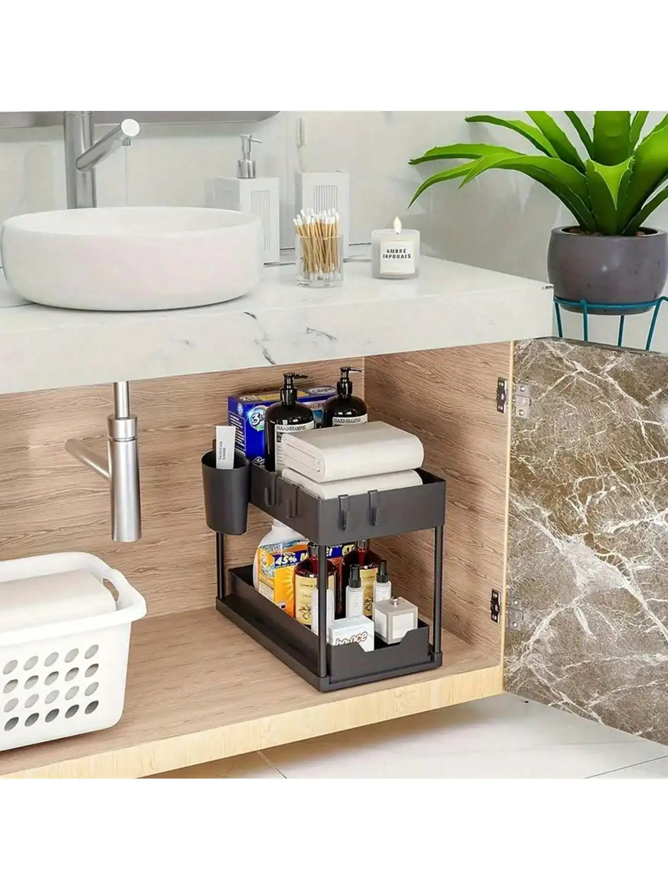 Escurridor de Fregadero Extensible con Doble Estante - Image 5