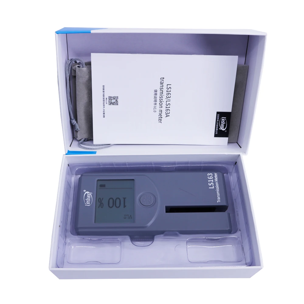 LS163A Window Film Transmission Meter Or Measuring VLT Infrared And UV Transmittance Light Wavelength Tester