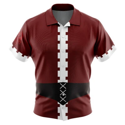 Vegeta Blue Dragon Ball Z Button Up Hawaiian ShirtMen's Japanese Casual Shirt Summer Parent-child Wear 3