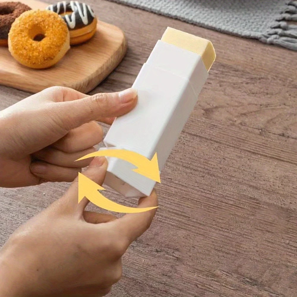 Description Picture 5 of itemHandy Solid Butter Spreader Holders Sticks Plastic Storage Box Small Kitchen Baking Tools Container Cheese Keeper Case 1PC