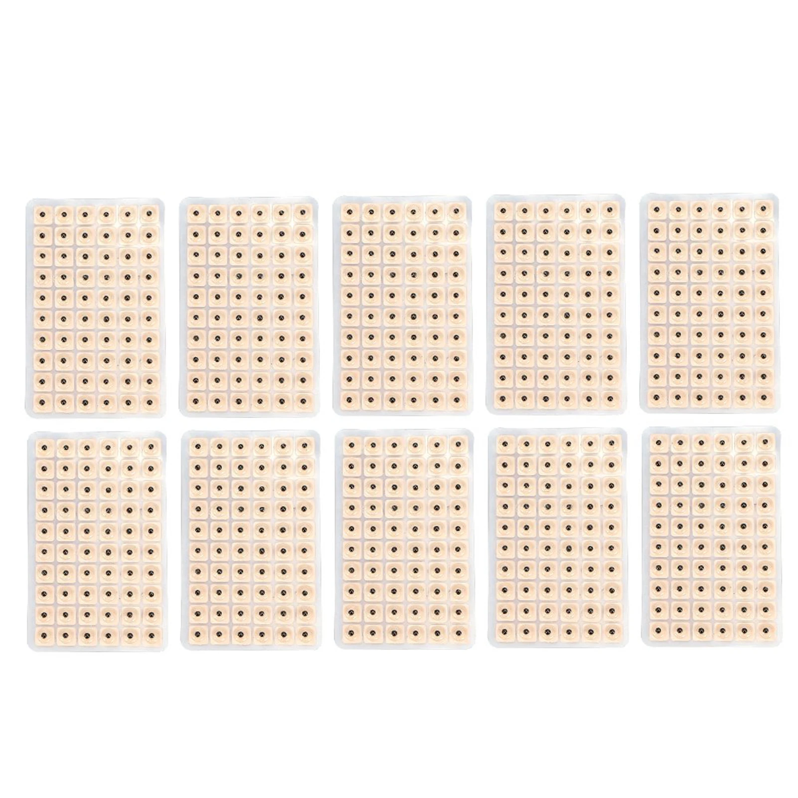 Description Picture 5 of item600Pcs Relaxation Ear Stickers Therapy Needle Patch Ear Acupuncture Needle Ear Massage Care Auriculotherapy Vaccaria Seeds Kit