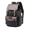 Vintage canvas backpack high quality business travel computer bag 5