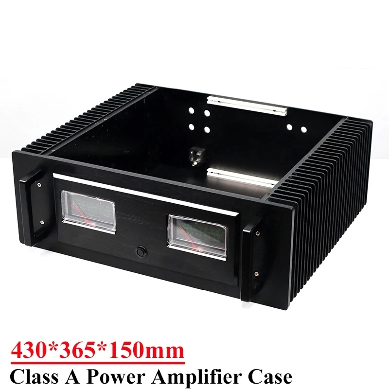 Custodia Per Amplificatore Di Potenza Interamente In Alluminio Vu Meter Classe A Classe Ab Telaio Per Amplificatore Fai Da Te