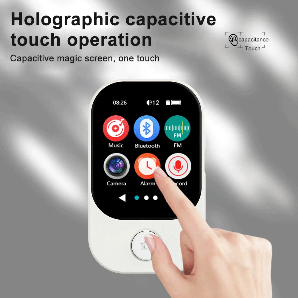 MP3/ MP4 Music Player, Supports Photo Taking & Video Recording, Bluetooth Connec