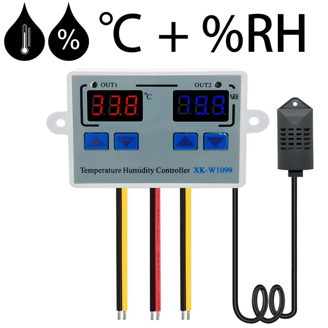 W1099 Dvostruki digitalni regulator temperature i vlage 1